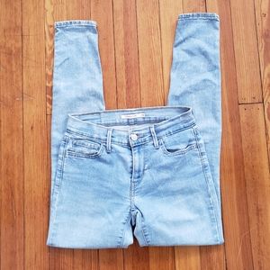 Levi's Super Skinny Light Wash Jeans